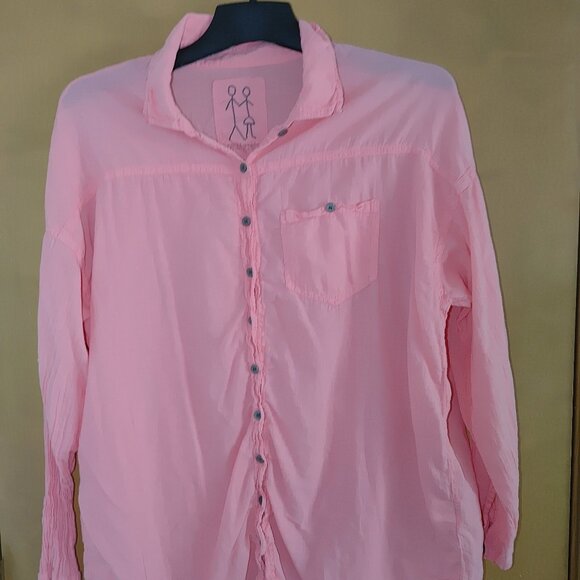 PETE&GRETA Woman's Long Roll-tap Sleeves Tunic Size M Pre-owned - Picture 1 of 7